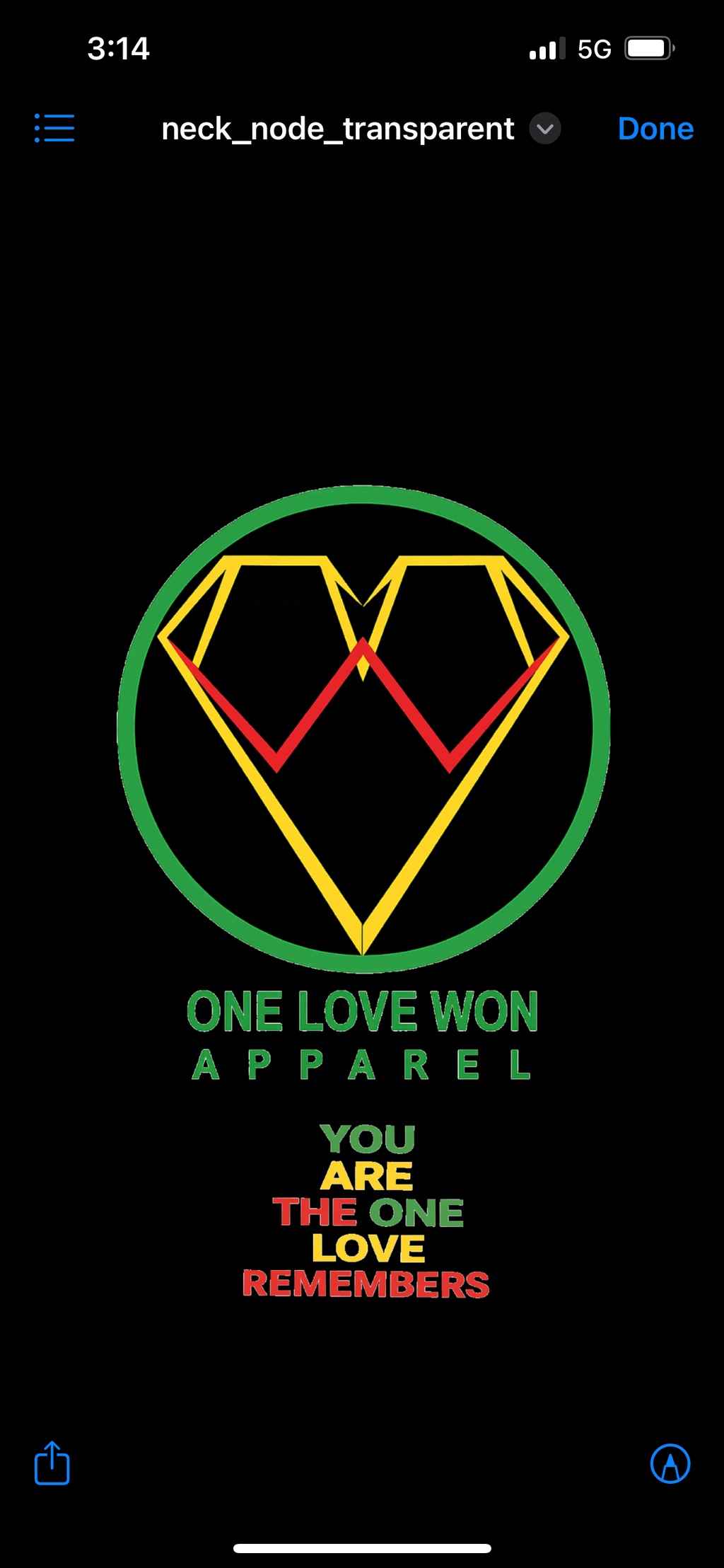 ONE LOVE WON — Heart Emblem (Sustainable)