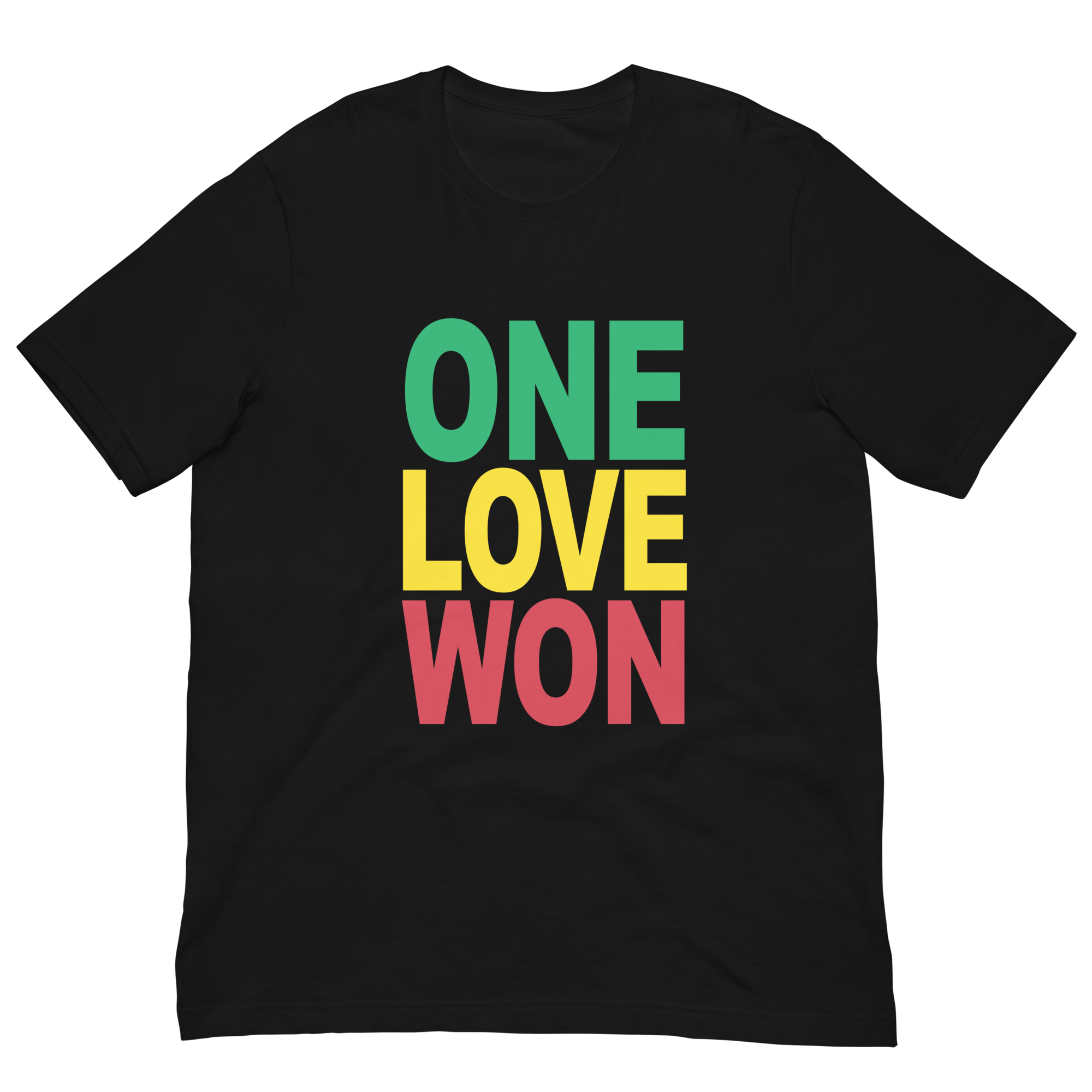 ONE LOVE WON — Text Totem (Sustainable)